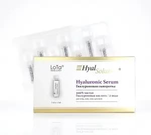 Гиалуроновая сыворотка 100% чистая Гиалуроновая кислота / 2 вида — HyalSolution SKU-32 LoTa beauty system